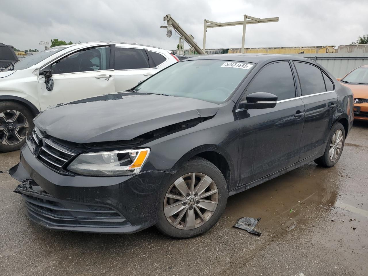 2016 Volkswagen Jetta Se на продаже в Kansas City, KS - Front End