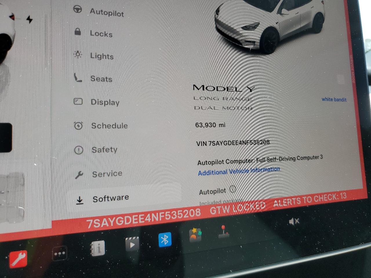 2022 Tesla Model Y VIN: 7SAYGDEE4NF535208 Lot: 55618165