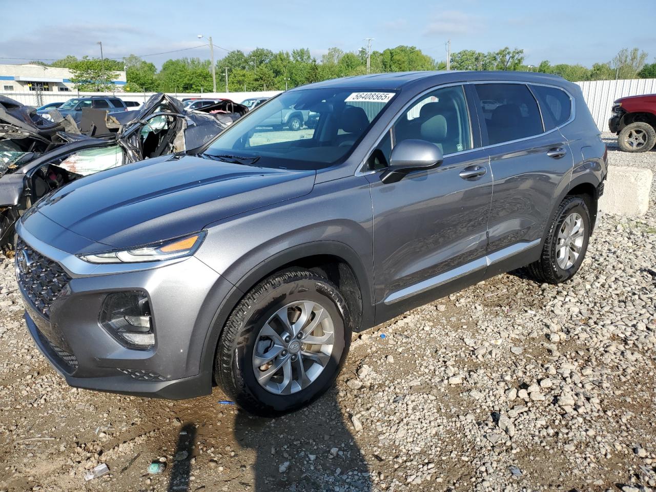 2019 Hyundai Santa Fe Se na sprzedaż w Louisville, KY - Rear End