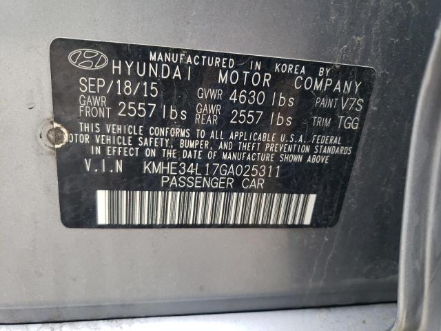 2016 HYUNDAI SONATA HYBRID  