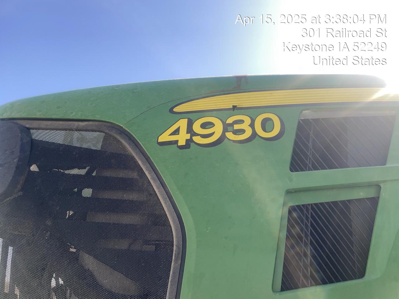 2010 John Deere 4930 იყიდება Des Moines-ში, IA - Burn