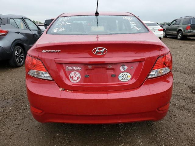  HYUNDAI ACCENT 2013 Красный