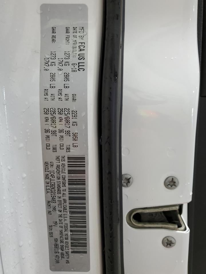 2019 Jeep Cherokee Latitude VIN: 1C4PJLCB2KD215403 Lot: 56732055