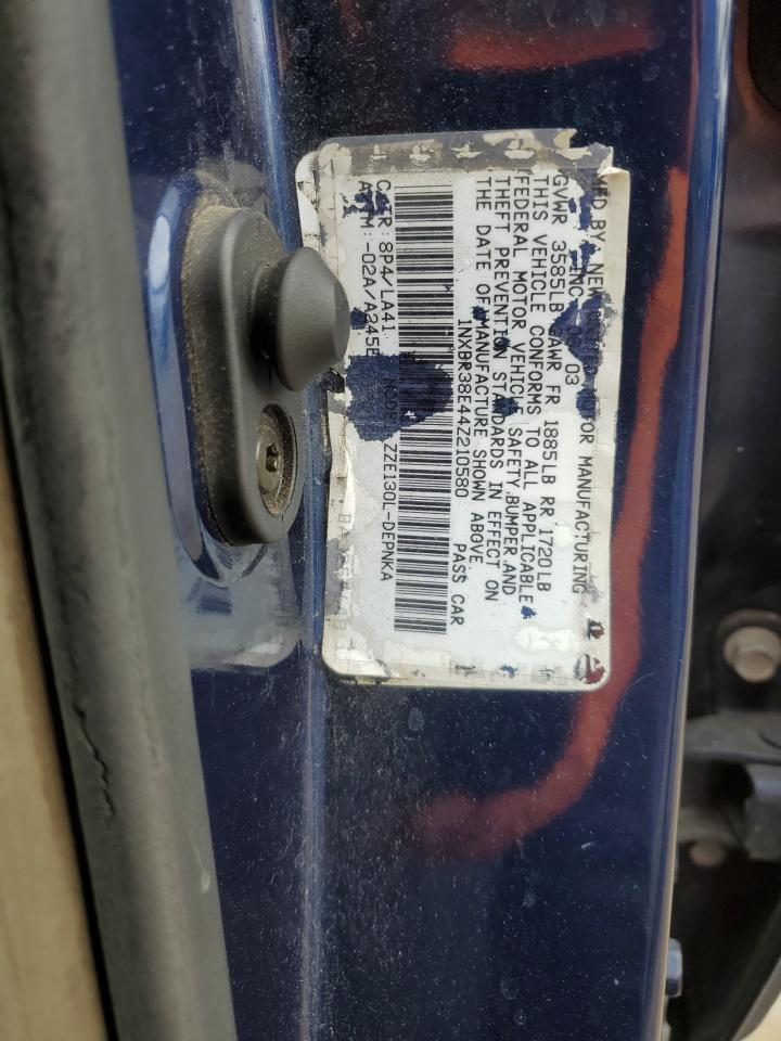 2004 Toyota Corolla Ce VIN: 1NXBR38E44Z210580 Lot: 56042945