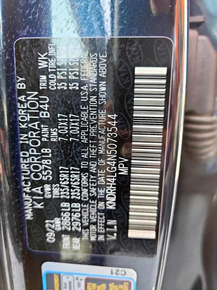 2022 Kia Sorento Ex VIN: KNDRH4LG4N5073544 Lot: 57031665
