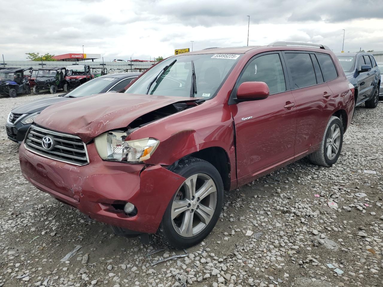 2008 Toyota Highlander Sport na sprzedaż w Cahokia Heights, IL - Front End