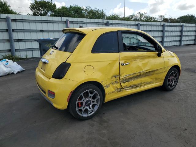 Hatchbacks FIAT 500 2012 Żółty