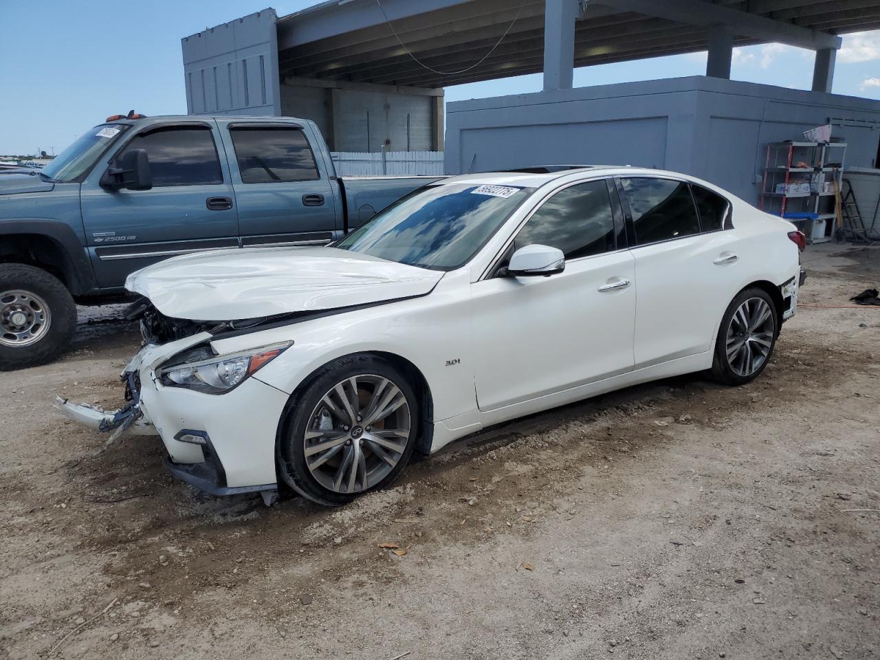 2018 Infiniti Q50 Luxe zu verkaufen in West Palm Beach, FL - Front End