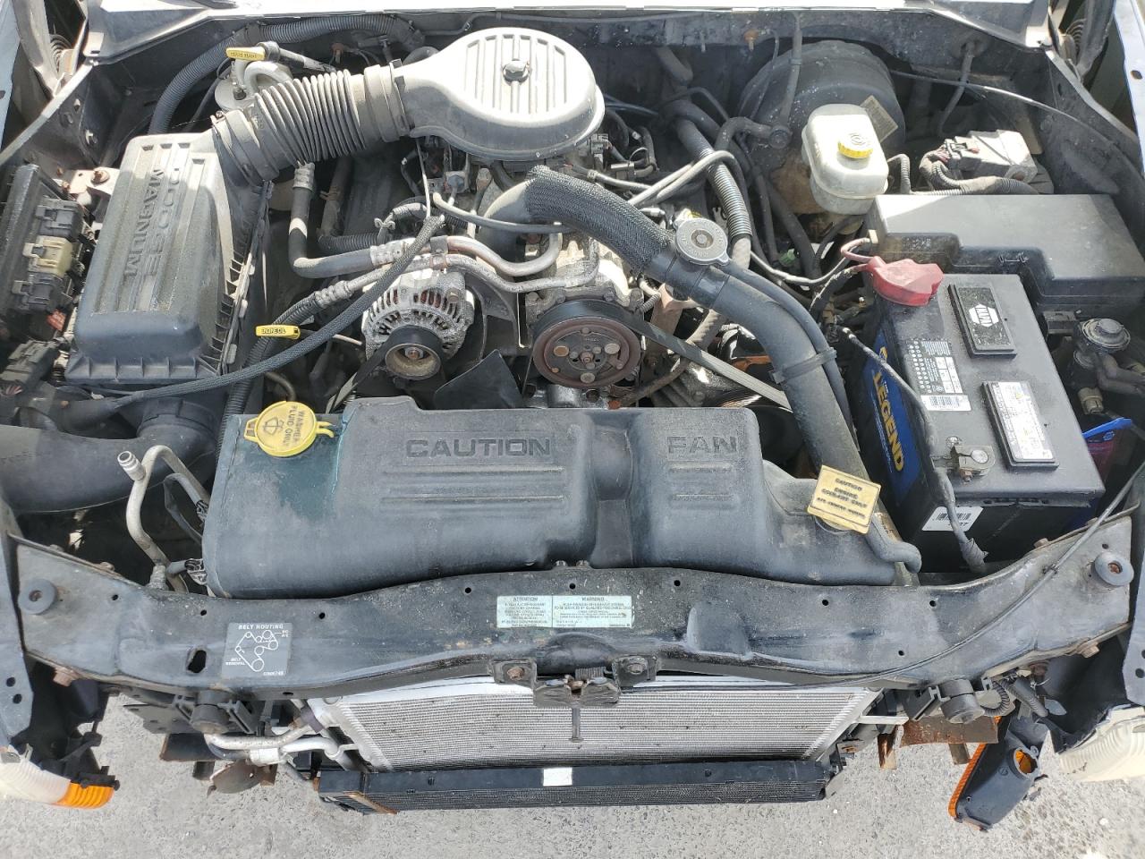 2002 Dodge Dakota Quad Sport VIN: 1B7HL38X02S720595 Lot: 57847915