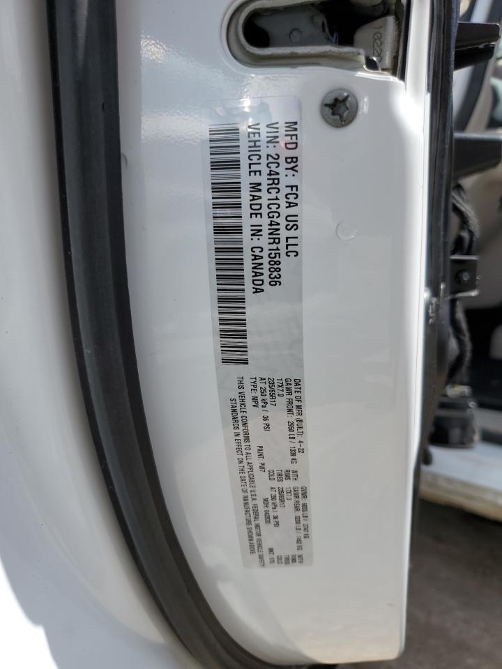 2022 Chrysler Voyager Lx VIN: 2C4RC1CG4NR158836 Lot: 55571985