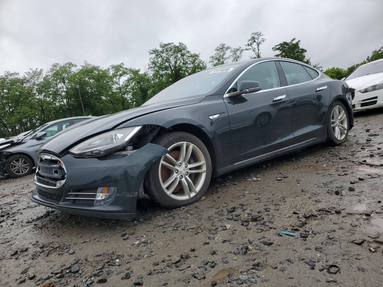 2012 Tesla Model S продається в Baltimore, MD - Side