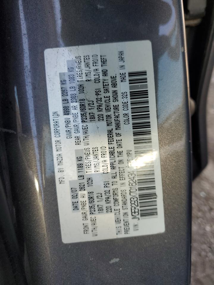 2007 Mazda Cx-7 VIN: JM3ER293X70162434 Lot: 56182375