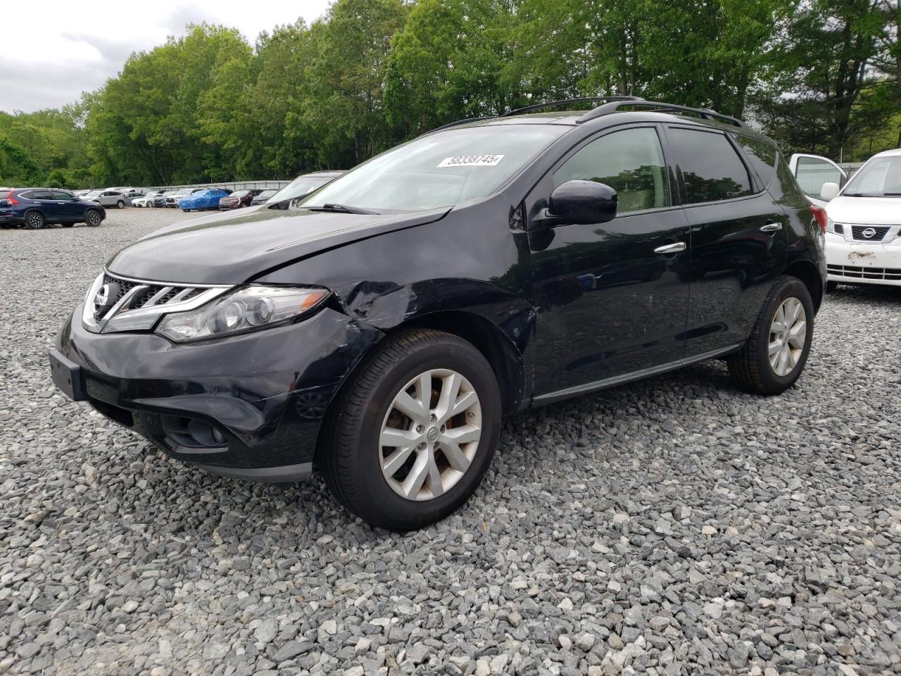 2012 Nissan Murano S de vânzare în North Billerica, MA - Frame Damage