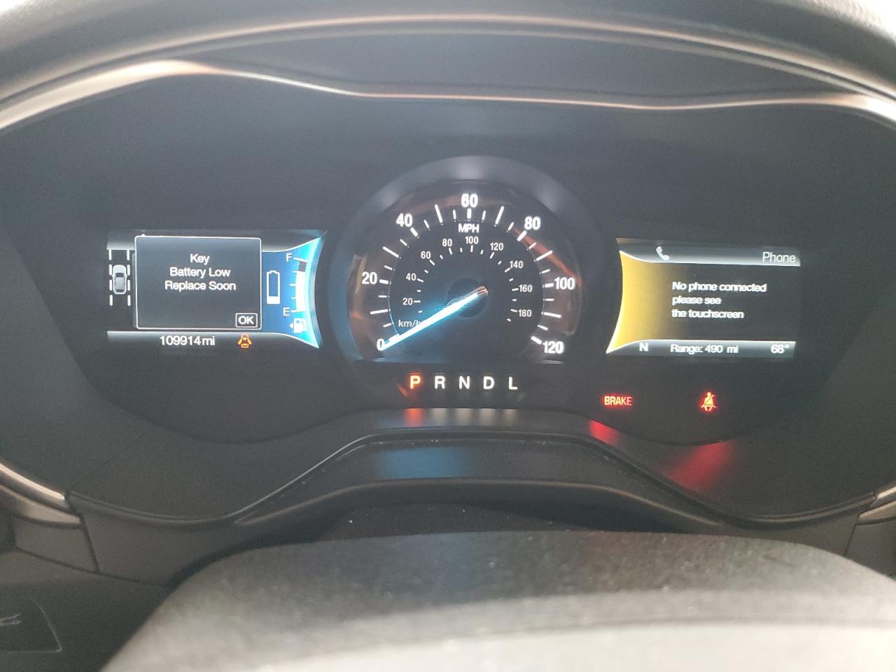 2019 Ford Fusion Se VIN: 3FA6P0LU0KR124914 Lot: 54043635