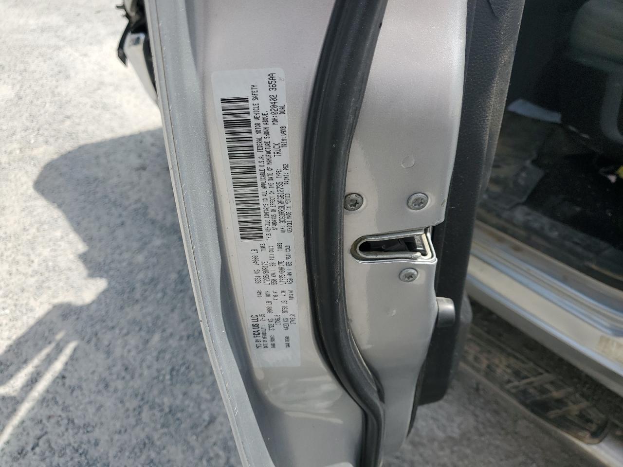 2015 Ram 3500 St VIN: 3C63RRGL0FG612735 Lot: 57116775