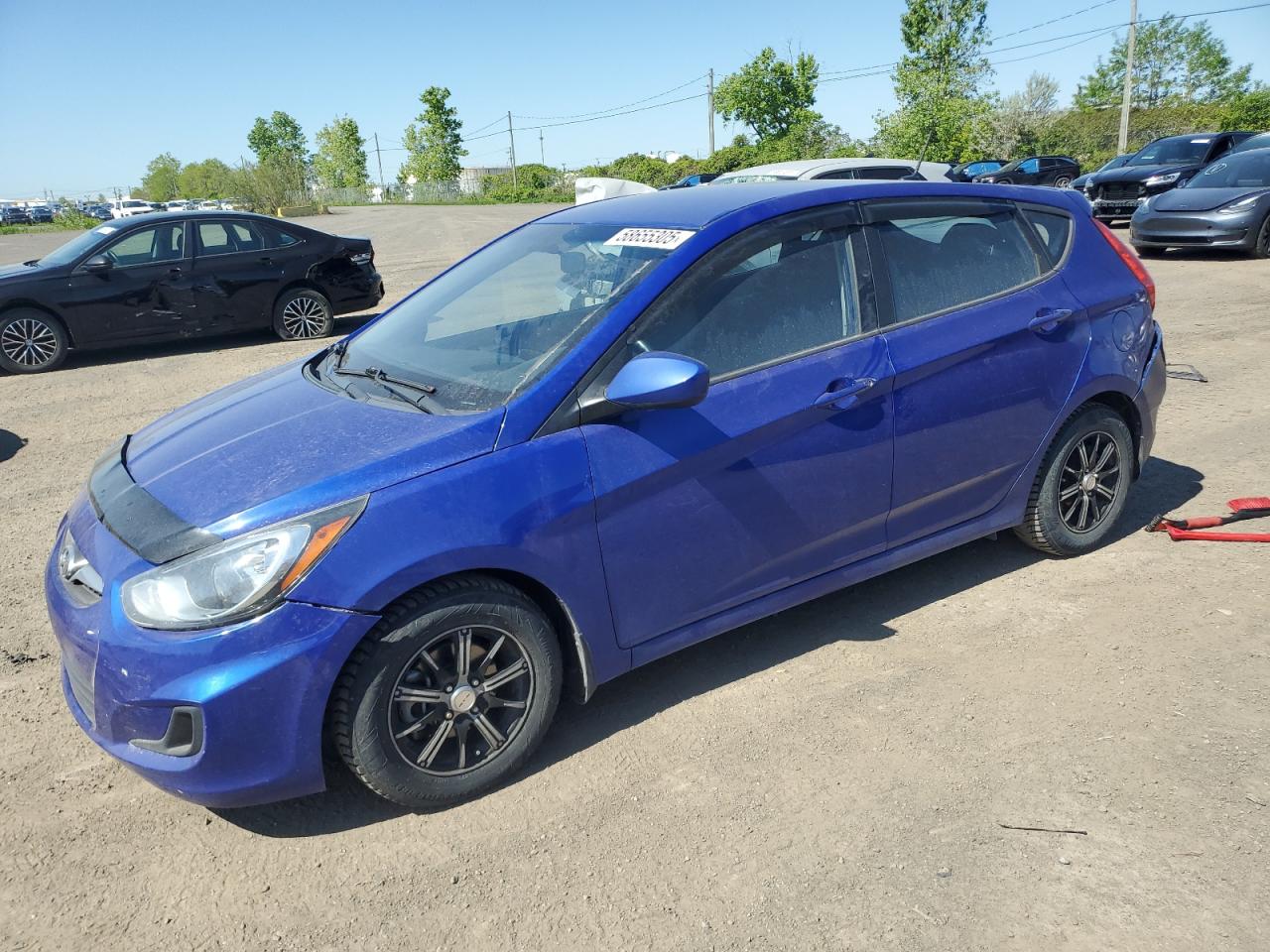 2013 Hyundai Accent Gls en Venta en Montreal-est, QC - Rear End