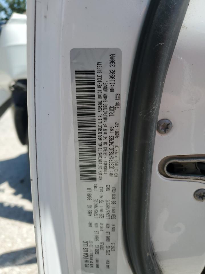2018 Ram 2500 St VIN: 3C6TR4HT8JG174783 Lot: 57237705