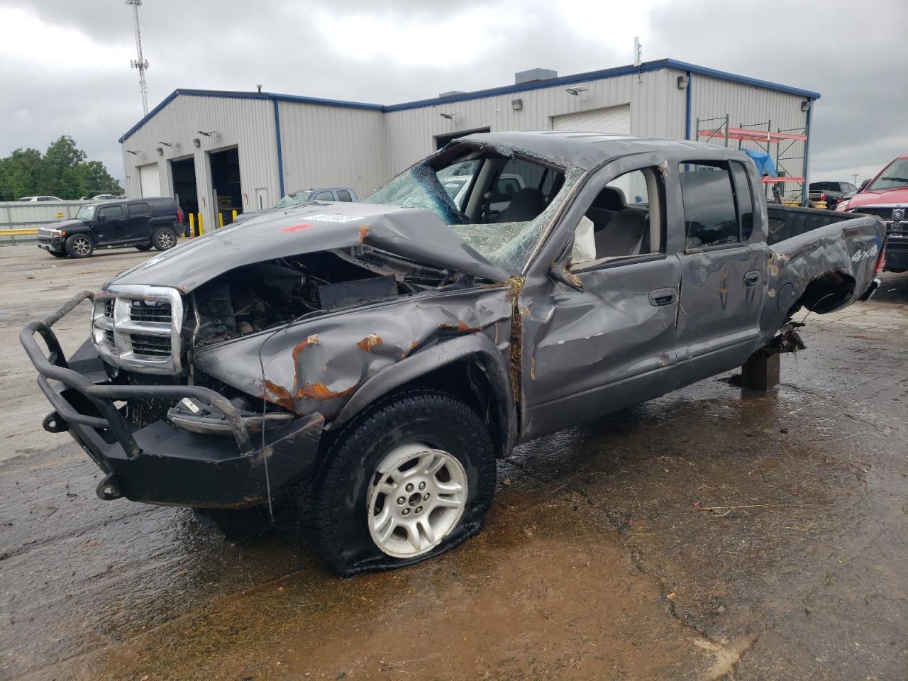 2004 Dodge Dakota Quad Slt იყიდება Rogersville-ში, MO - Rollover