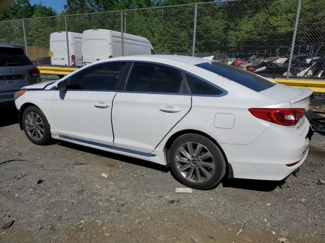  HYUNDAI SONATA 2015 Белый