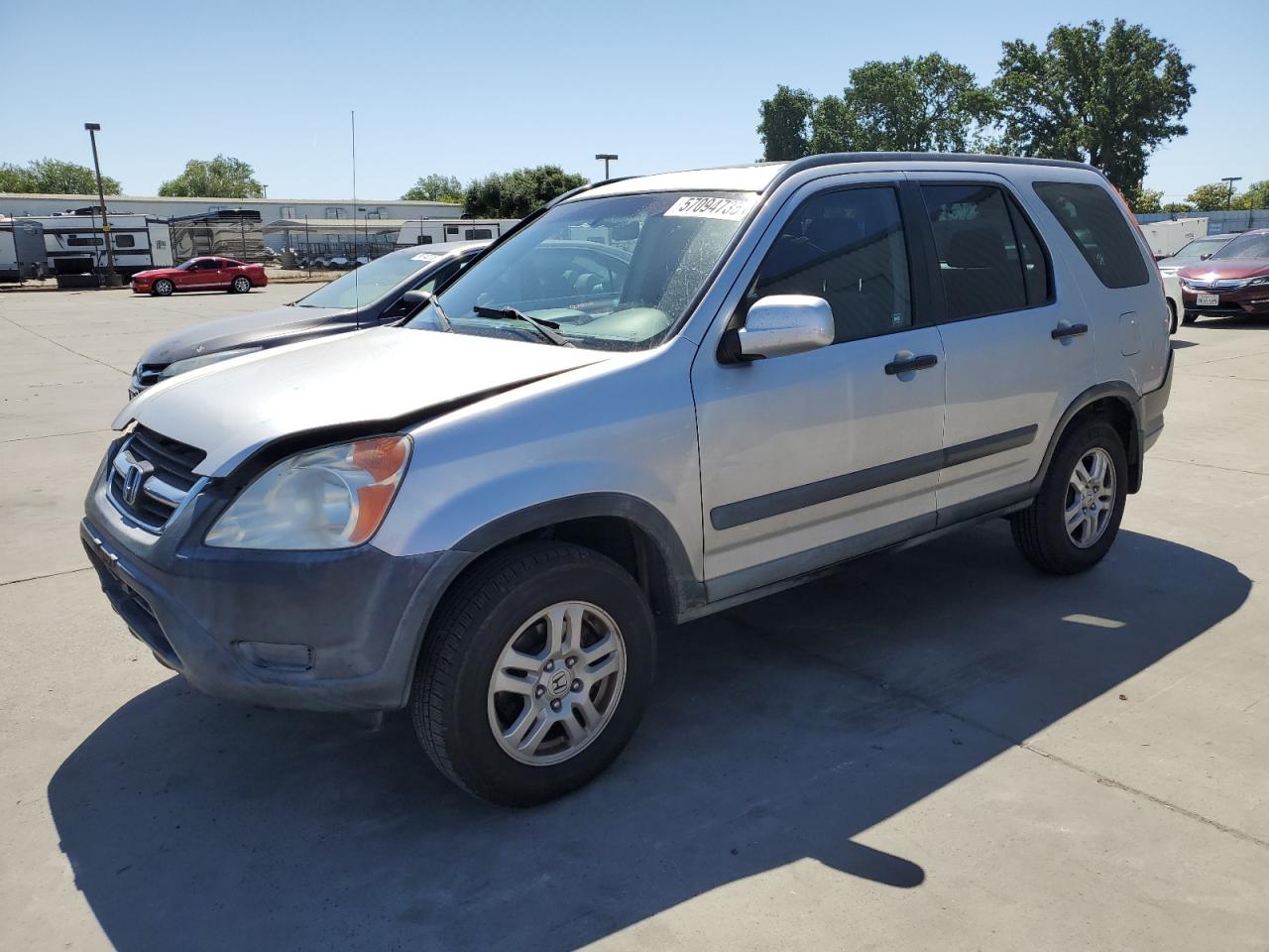 2002 Honda Cr-V Ex на продаже в Sacramento, CA - Front End