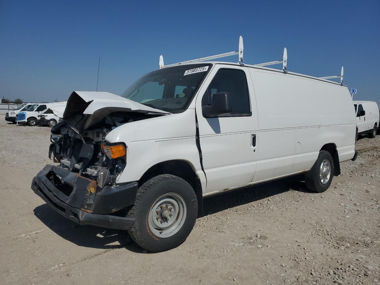 2011 Ford Econoline E250 Van white null gas 1FTNS2EL1BDA66423 photo #1