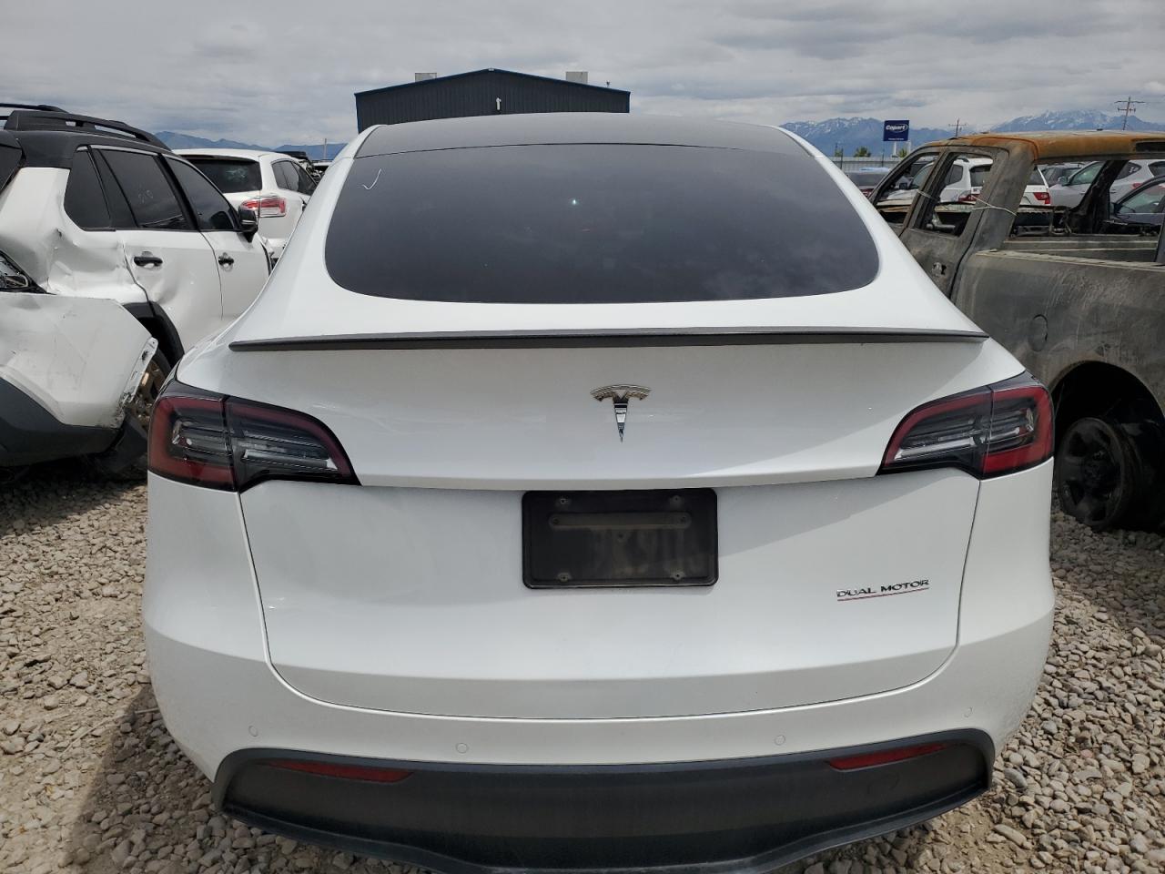 2020 Tesla Model Y VIN: 5YJYGDEF3LF028061 Lot: 57493175