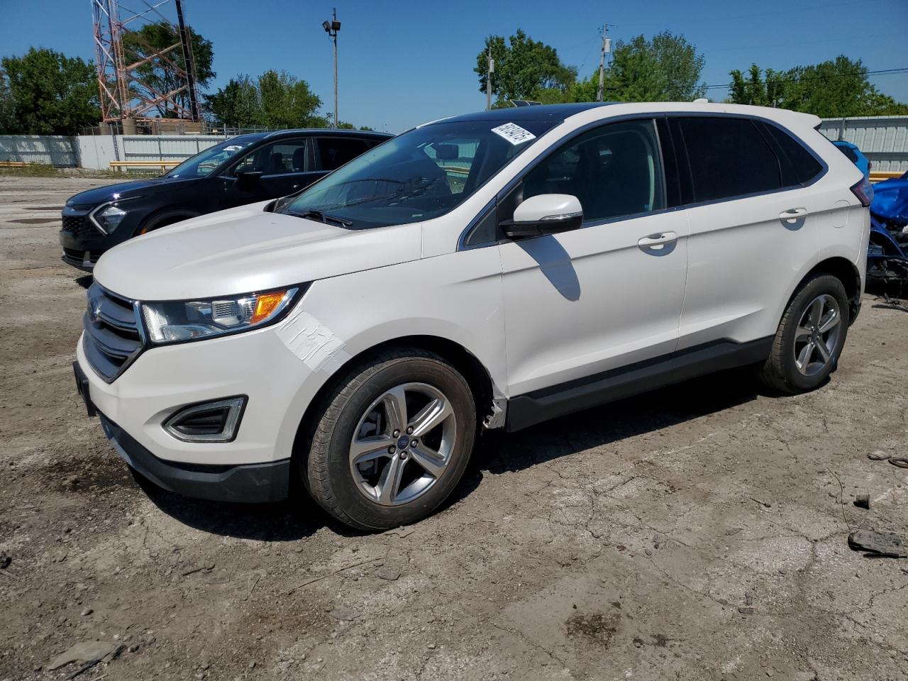 2016 Ford Edge Sel للبيع في Dyer، IN - Front End