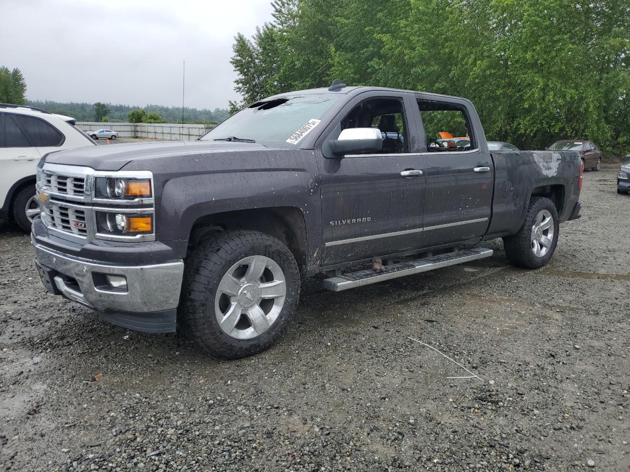 2015 Chevrolet Silverado K1500 Ltz იყიდება Arlington-ში, WA - Burn
