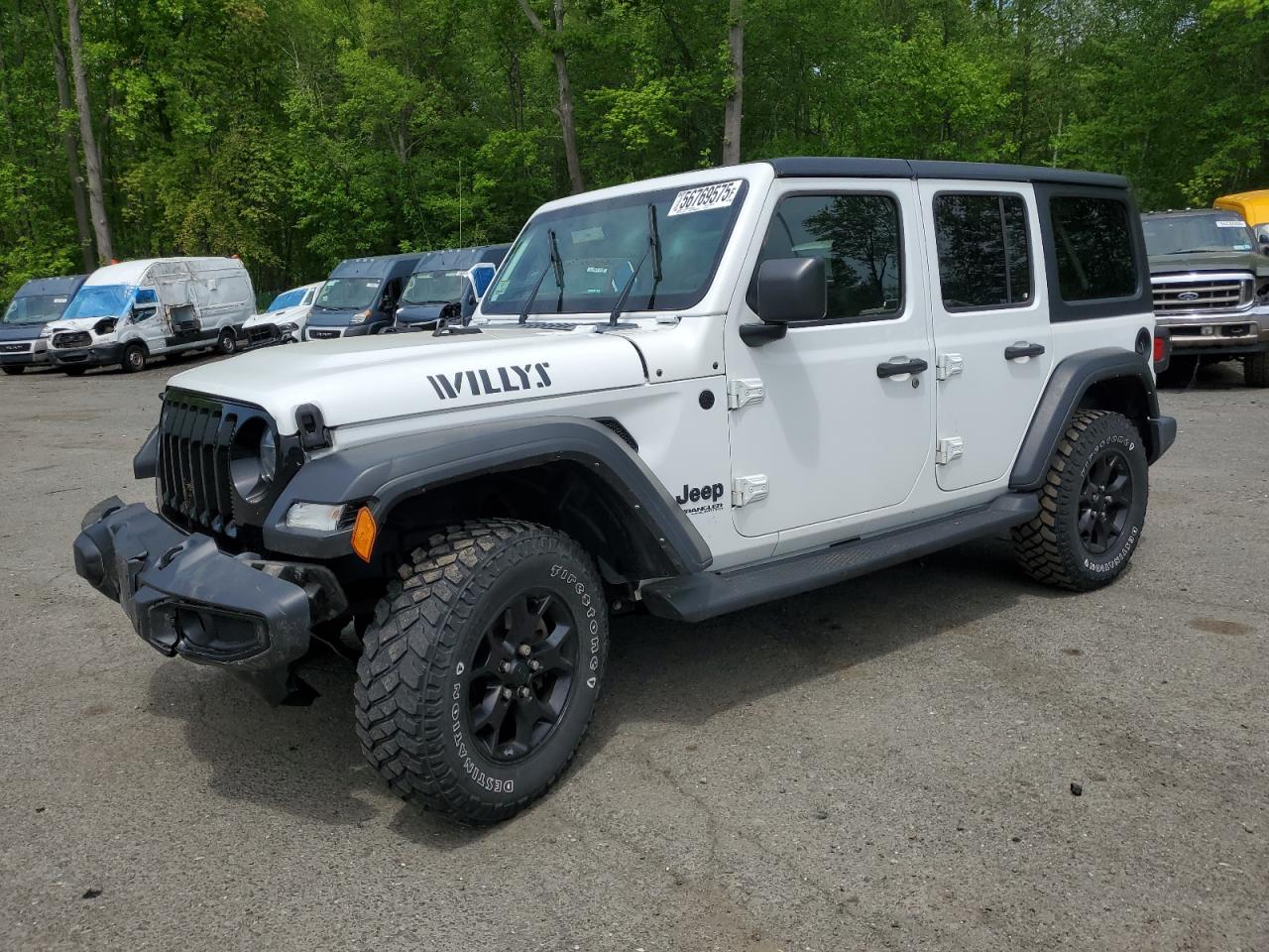 2021 Jeep Wrangler Unlimited Sport იყიდება East Granby-ში, CT - Front End
