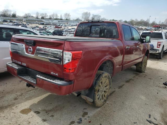 Pickups NISSAN TITAN 2016 Burgundy