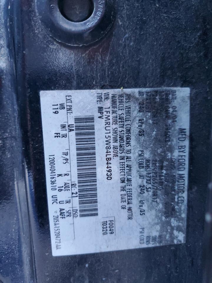 2004 Ford Expedition Xlt VIN: 1FMRU15W84LB44930 Lot: 57111185