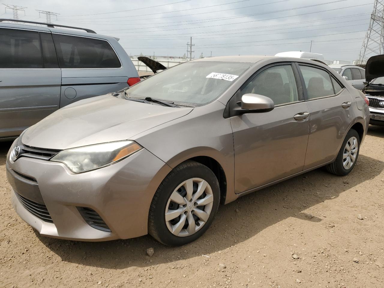 2015 Toyota Corolla L en Venta en Elgin, IL - Front End