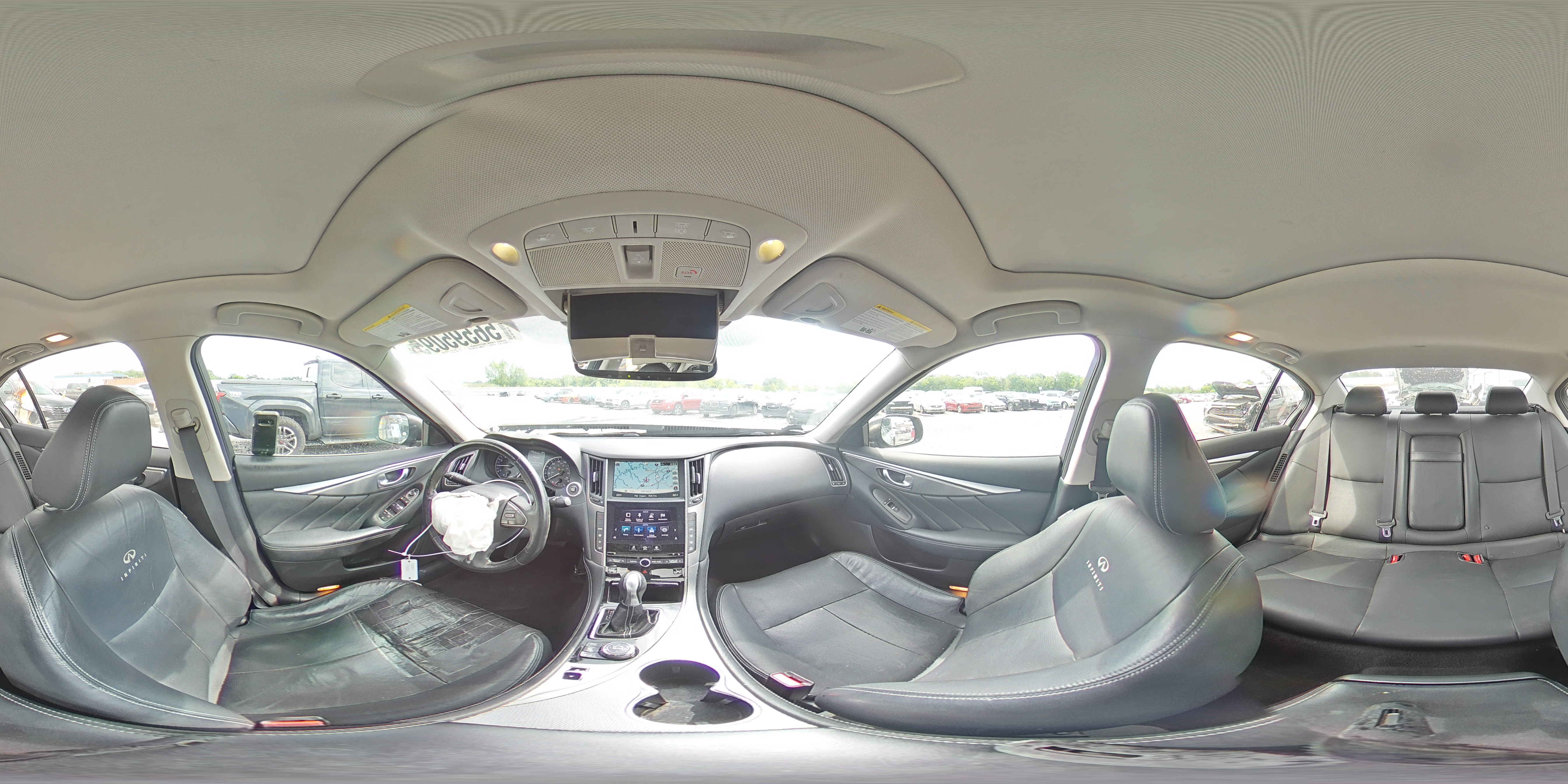 2014 Infiniti Q50 Hybrid Premium VIN: JN1AV7AR0EM703113 Lot: 56595095
