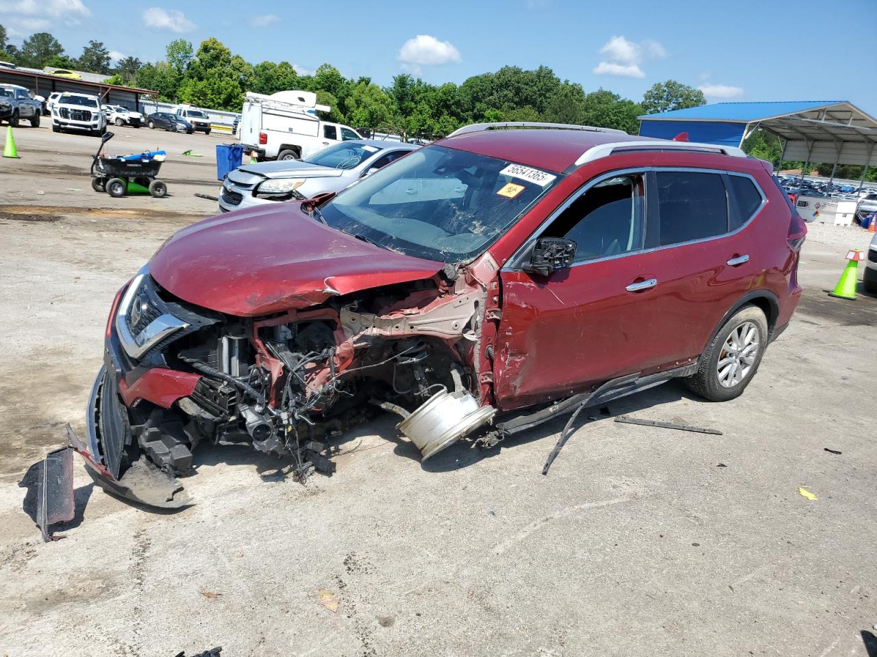 2020 Nissan Rogue S VIN: 5N1AT2MV9LC762366 Lot: 56541365