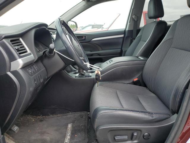  TOYOTA HIGHLANDER 2017 Burgundy