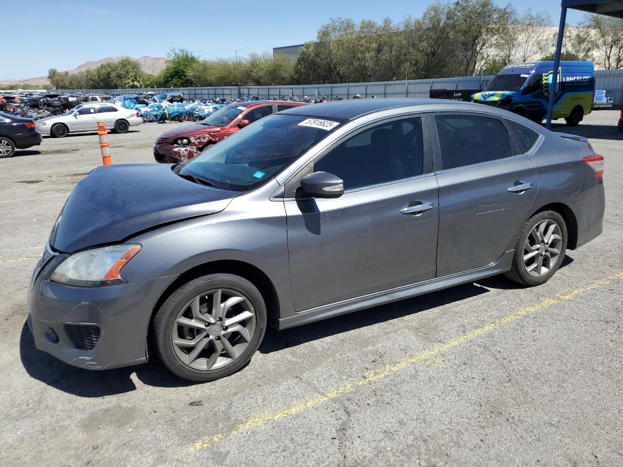2015 Nissan Sentra S იყიდება Las Vegas-ში, NV - Front End