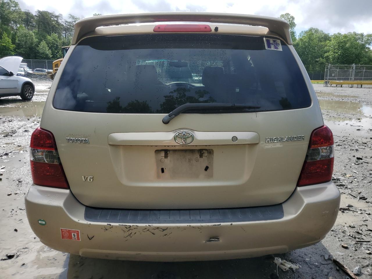 2006 Toyota Highlander Limited VIN: JTEDP21A160110480 Lot: 56980665