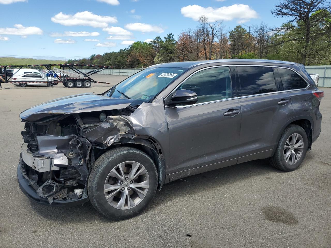 2015 Toyota Highlander Xle იყიდება Brookhaven-ში, NY - Front End