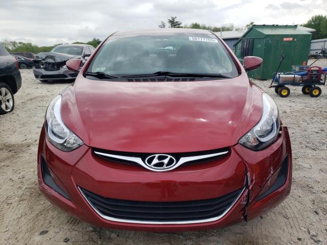  HYUNDAI ELANTRA 2016 Красный