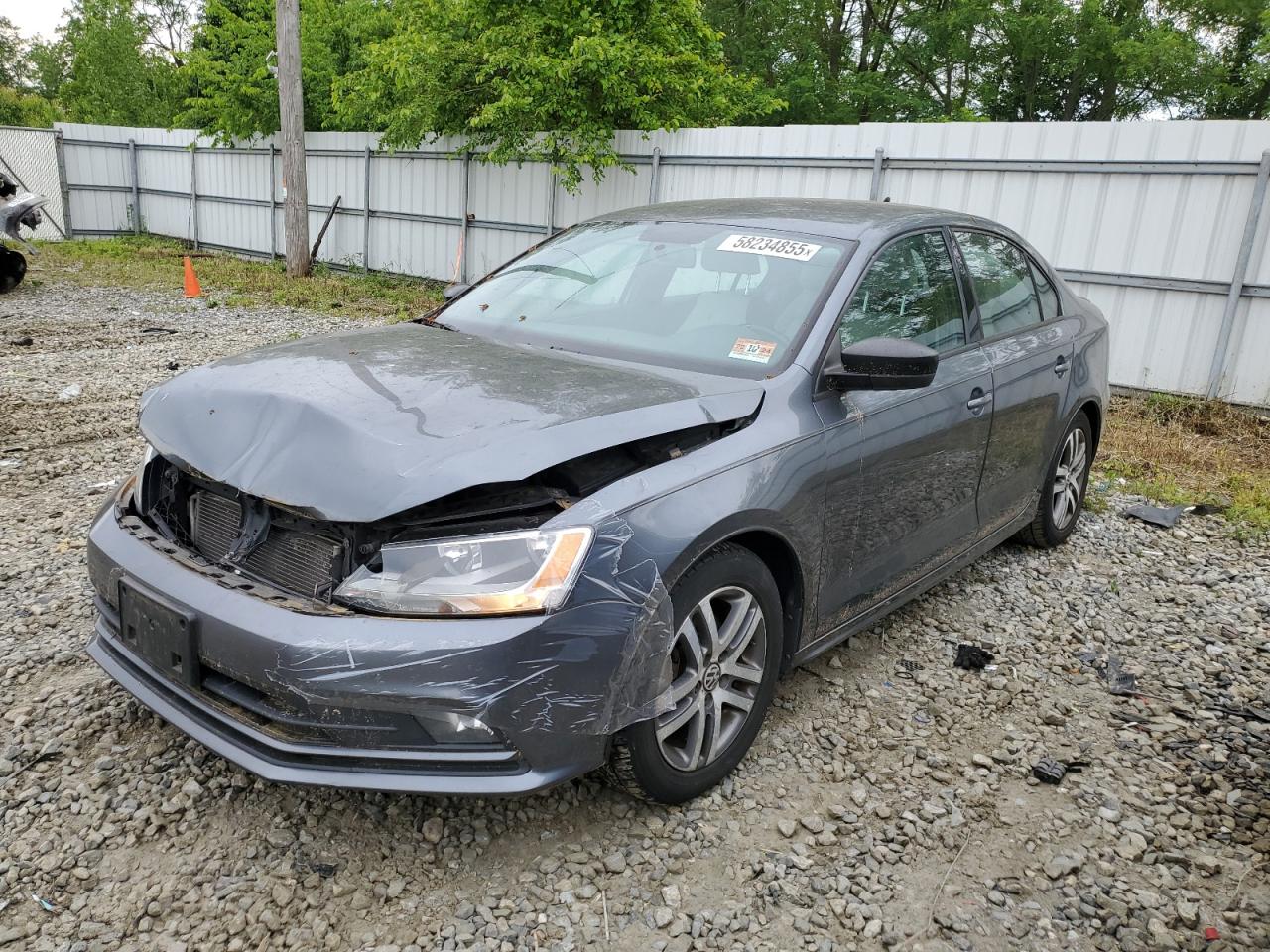 2016 Volkswagen Jetta Sport продається в Windsor, NJ - Front End