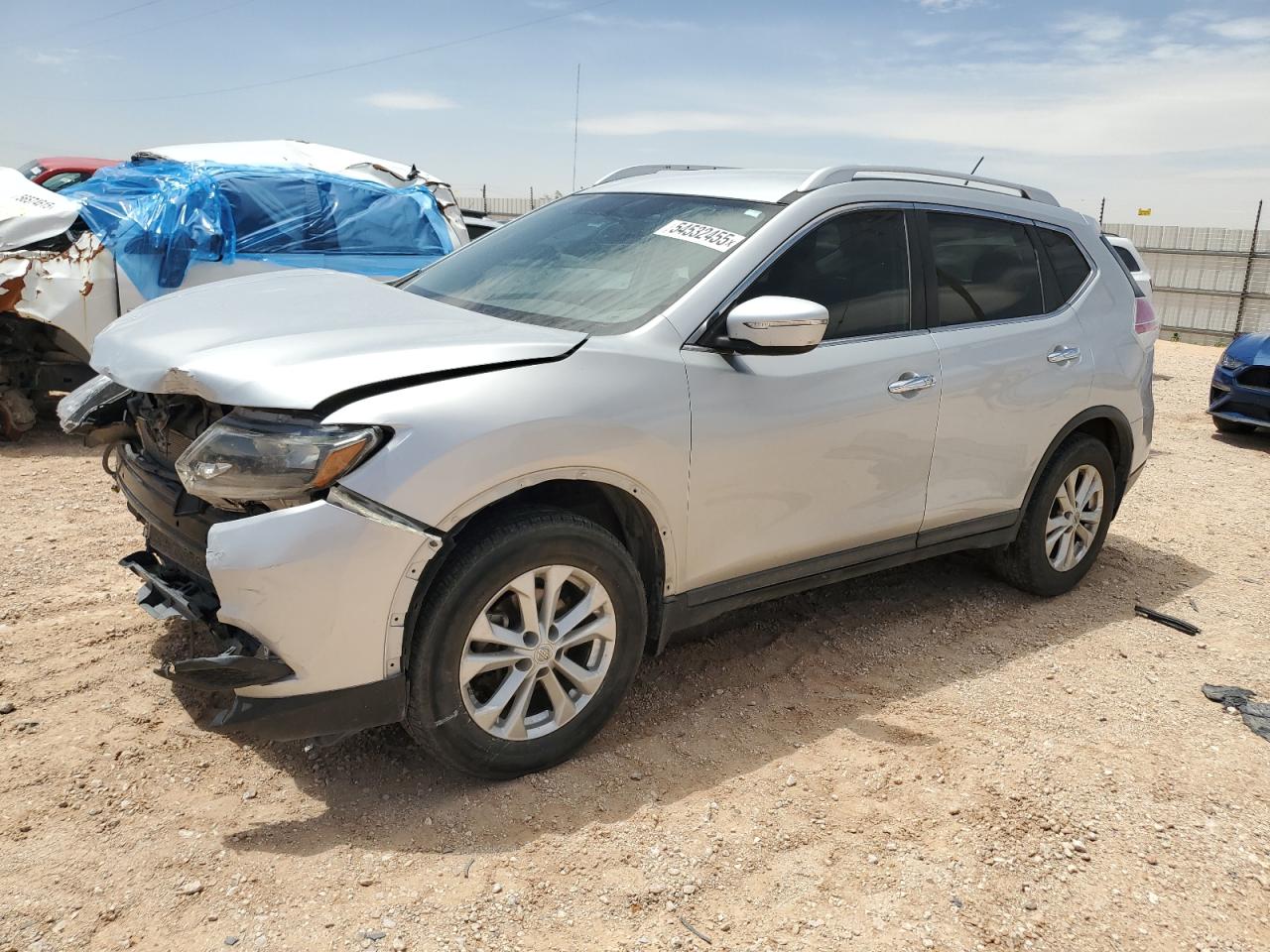 2015 Nissan Rogue S de vânzare în Andrews, TX - Front End