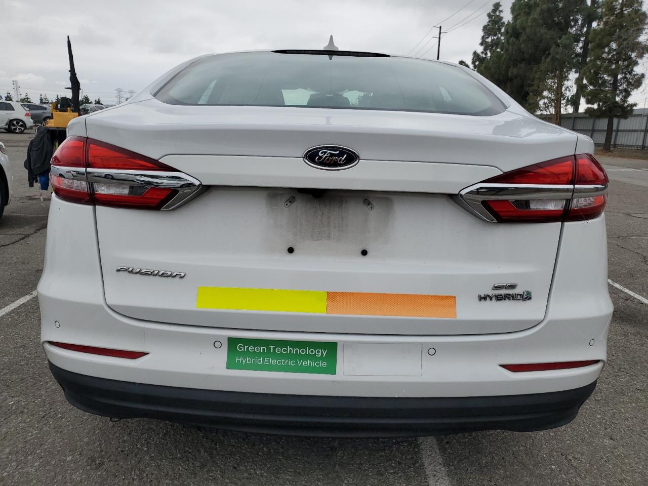 2019 Ford Fusion Se VIN: 3FA6P0LU0KR264008 Lot: 54042665