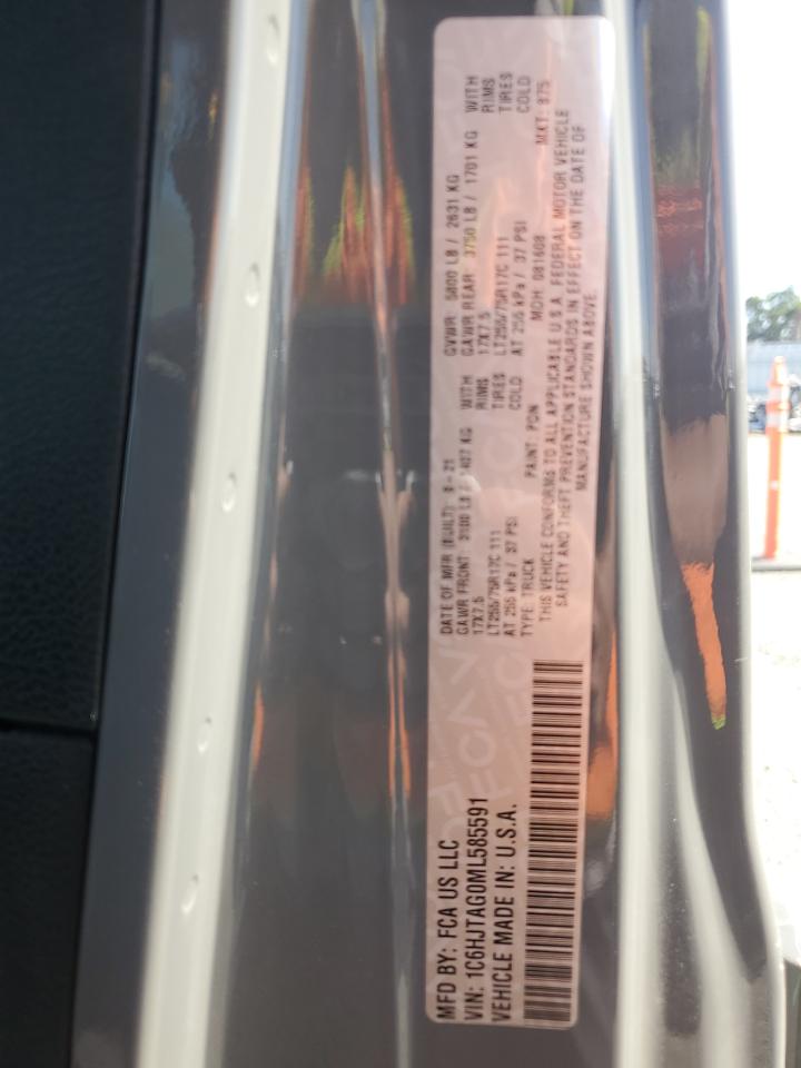 2021 Jeep Gladiator Sport VIN: 1C6HJTAG0ML585591 Lot: 56130815