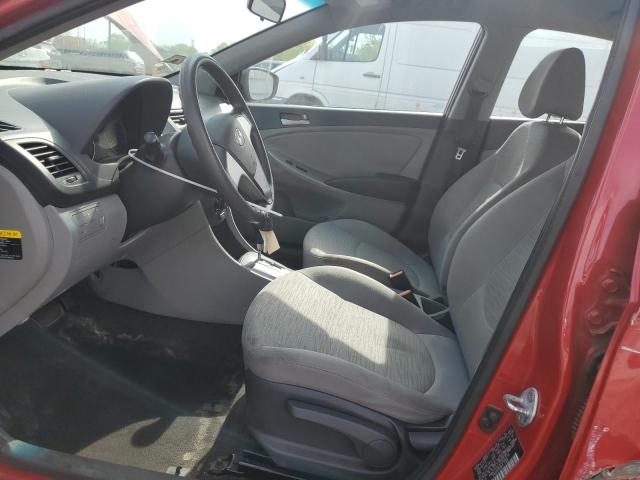  HYUNDAI ACCENT 2015 Czerwony