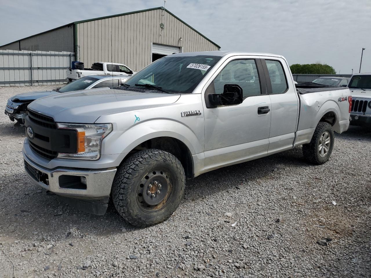 2019 Ford F150 Super Cab silver null gas 1FTEX1EB5KKD36221 photo #1