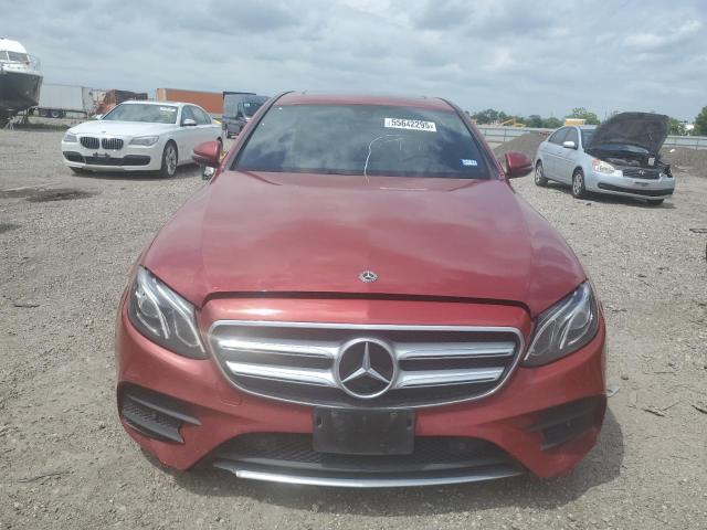  MERCEDES-BENZ E-CLASS 2018 Czerwony