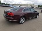 2013 Volkswagen Passat Se for Sale in Woodburn, OR - Rear End