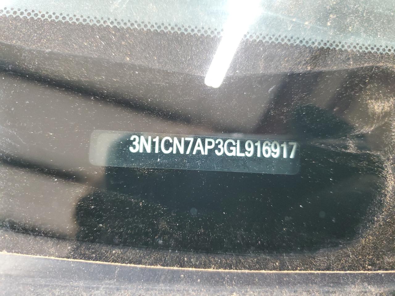 3N1CN7AP3GL916917 NISSAN VERSA 2016