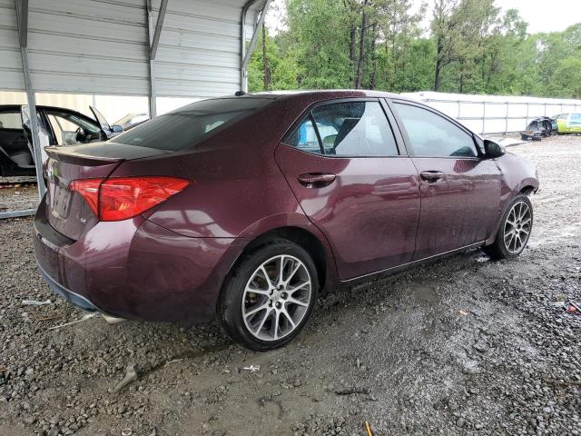  TOYOTA COROLLA 2017 Bordowy
