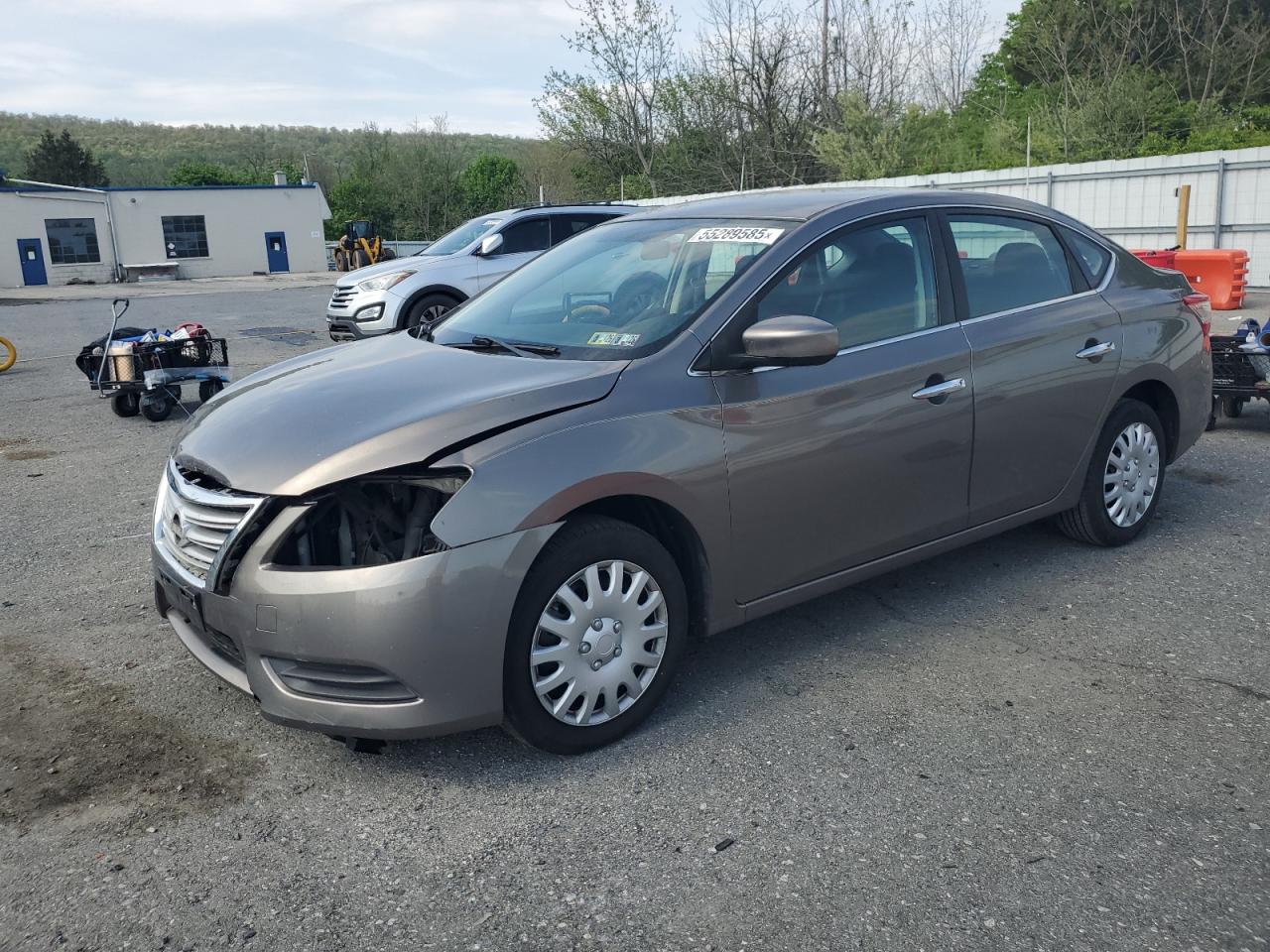 2015 Nissan Sentra S de vânzare în Grantville, PA - Front End